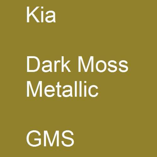 Kia, Dark Moss Metallic, GMS.